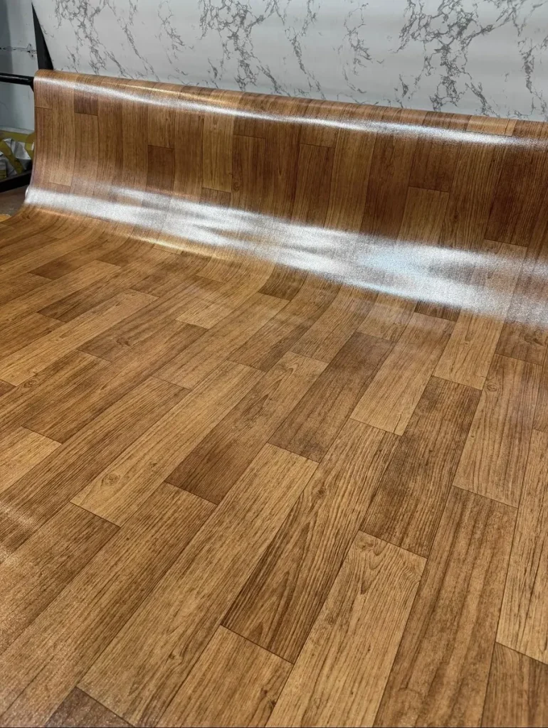 Linóleo 0,88 mm CHI-206 – Madera café