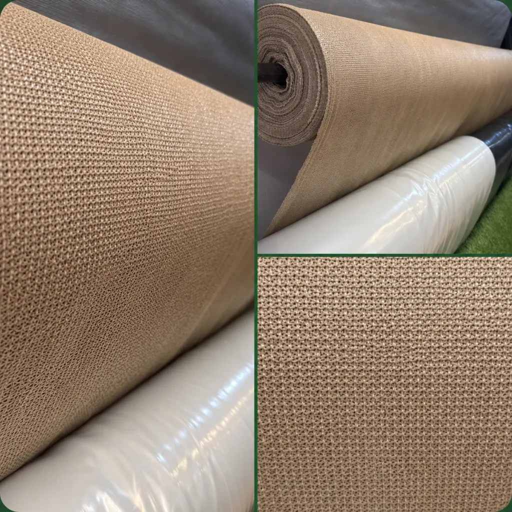 Malla Raschel beige 80% – 4,20 m de ancho