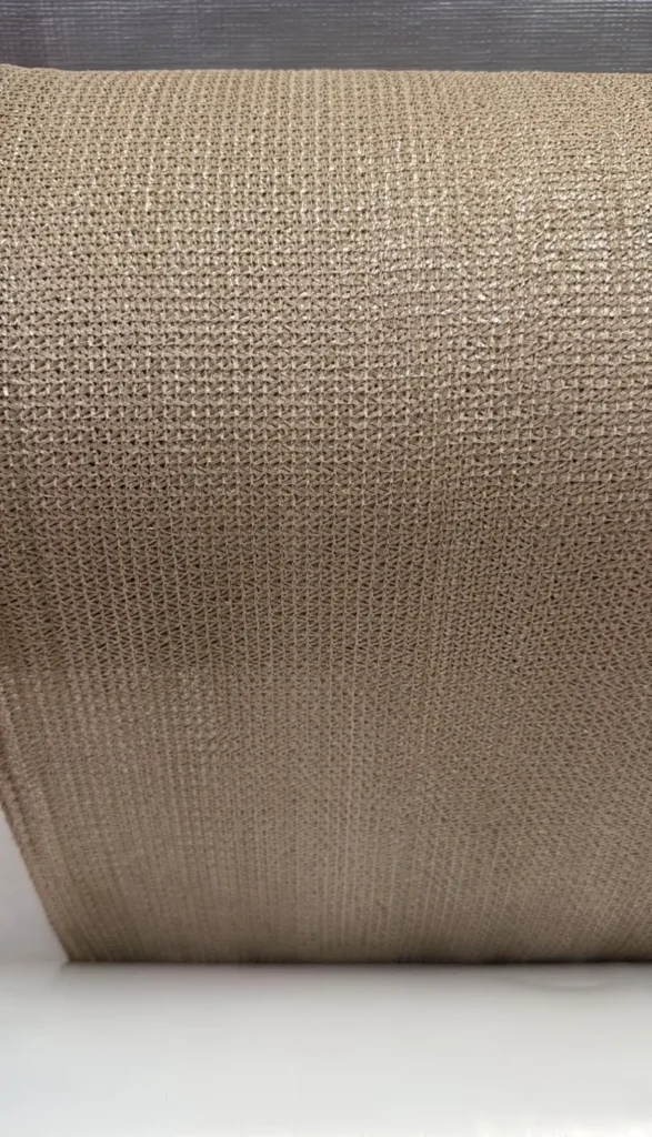 Malla Raschel beige 80% – 4,20 m de ancho